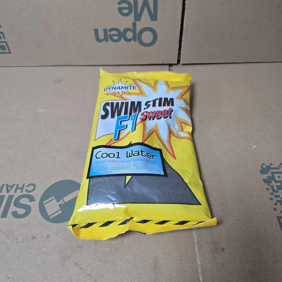 KOI TECHNOLOGY DYNAMITE SWIM STIM F1 SWEET COOL WATER GROUNDBAIT WITH PALANTS 800G