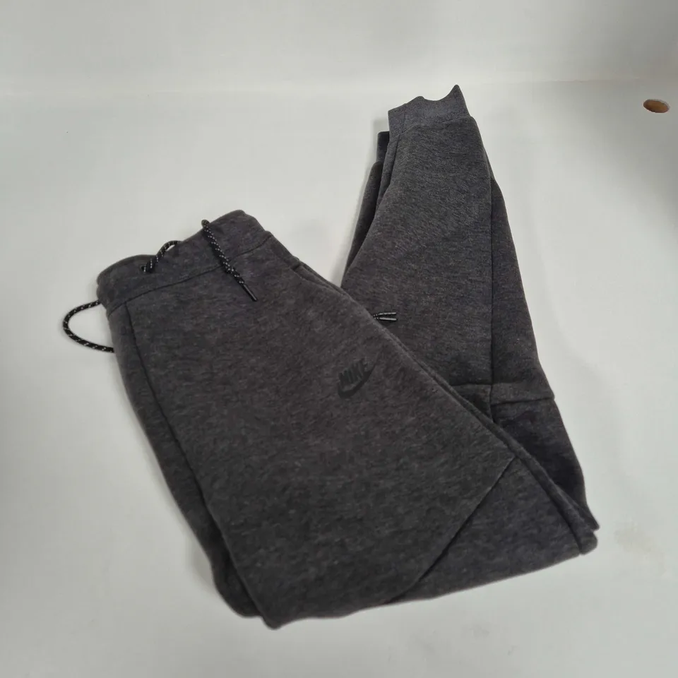 NIKE DARK GREY TECH FLEECE JOGGERS SIZE S