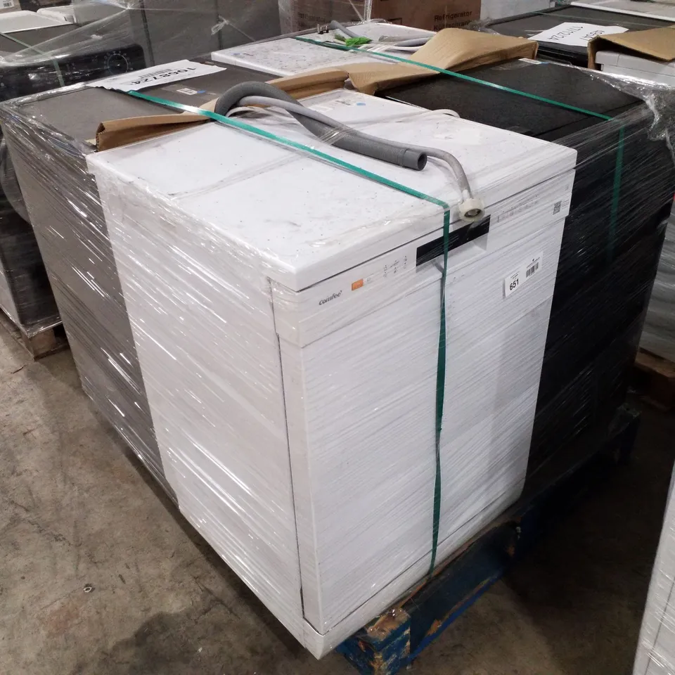 PALLET OF APPROXIMATELY 4 UNPROCESSED RAW RETURN WHITE GOODS TO INCLUDE