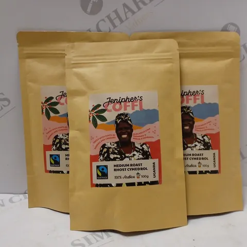BOX OF APPROX 20 ASSORTED PACKS OF JENIPHER'S COFFI COFFEE