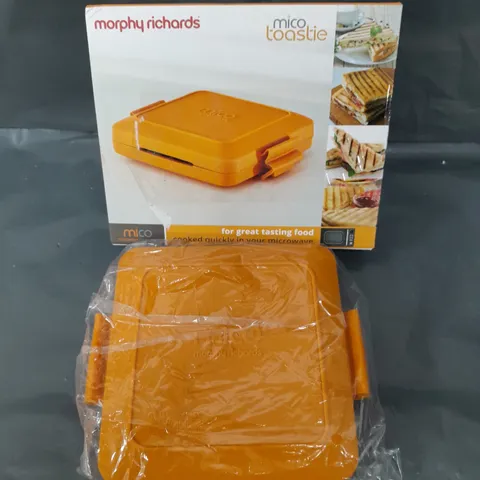 MORPHY RICHARDS MICO MICROWAVE TOASTIE SANDWICH MAKER