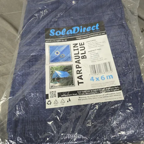 SOLA DIRECT TARPAULIN IN BLUE - 4X6M