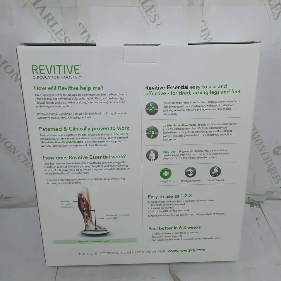 BOXED REVITIVE ESSENTIAL CIRCULATION BOOSTER