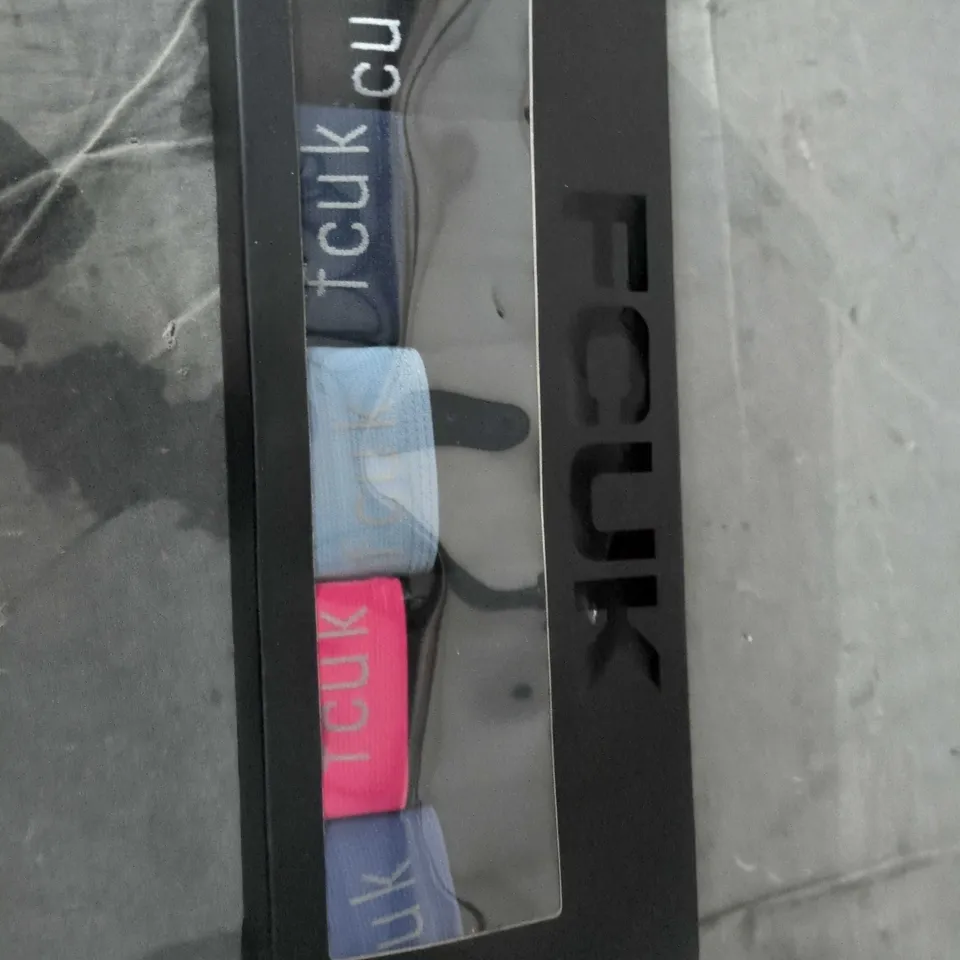 FCUK 5 PACK BOXERS UK M