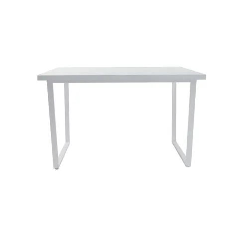BOXED VIXEN RECTANGULAR DINING TABLE - WHITE (1 BOX)