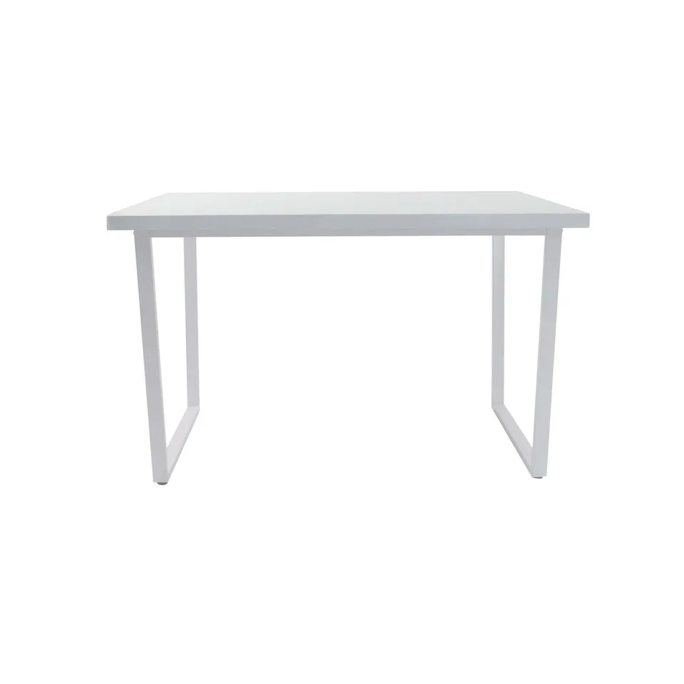 BOXED VIXEN RECTANGULAR DINING TABLE - WHITE (1 BOX)