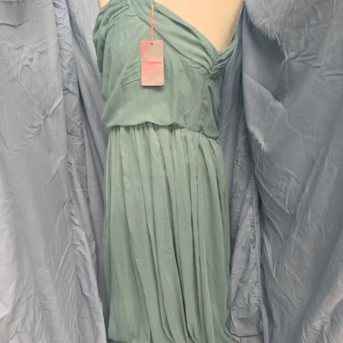 STORM BY MONSOON PROM DRESS IN GREEN - 15 YRS 170CM