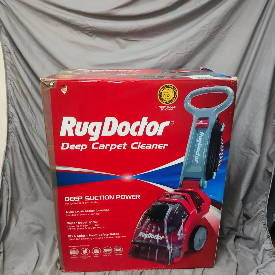 BOXED RUG DOCTOR DEEP CARPET CLEANER - COLLECTION ONLY