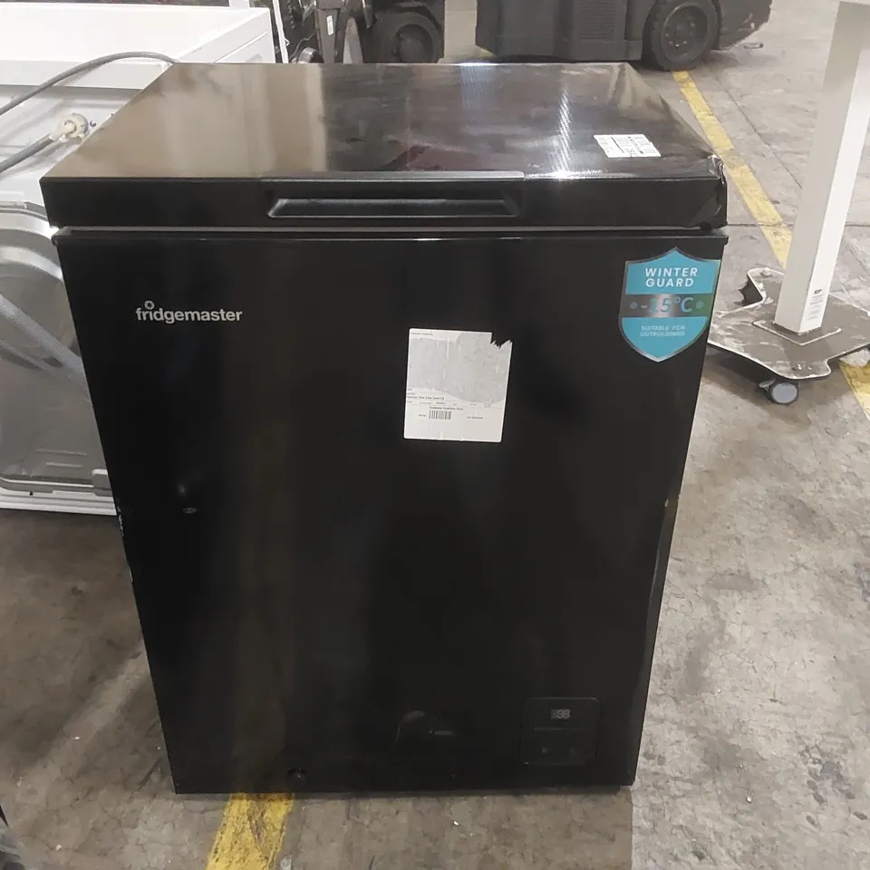 FRIDGEMASTER MCF142EB STATIC CHEST FREEZER - BLACK