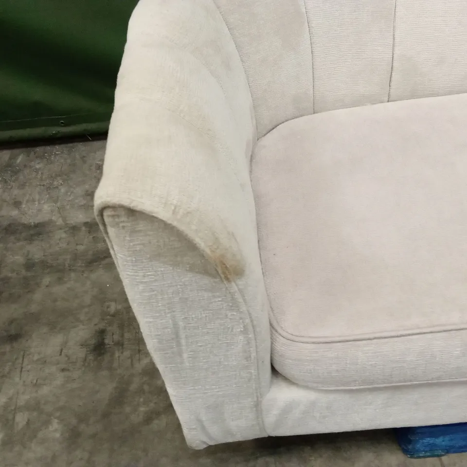 GUILD FABRIC 3 SEATER SOFA - IVORY RRP £699