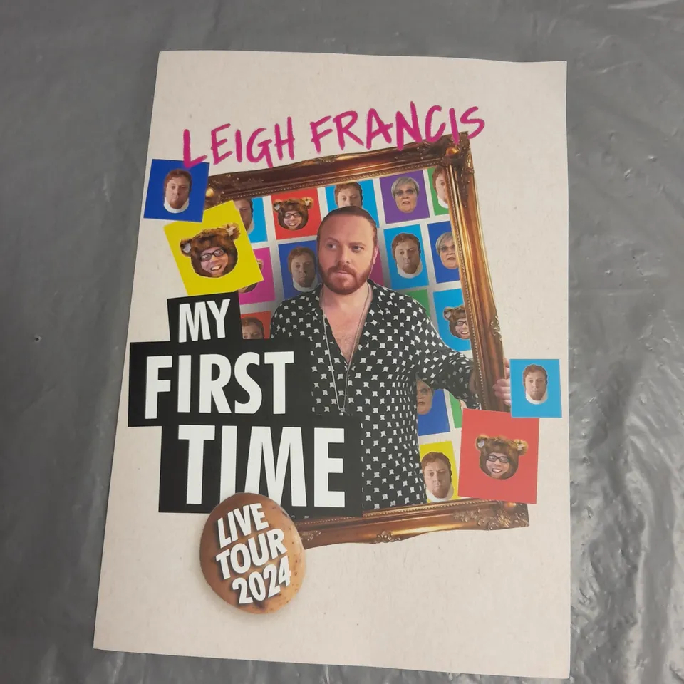 SIGNED LEIGH FRANCIS "MY FIRST TIME" TOUR PHOTOGRAPH