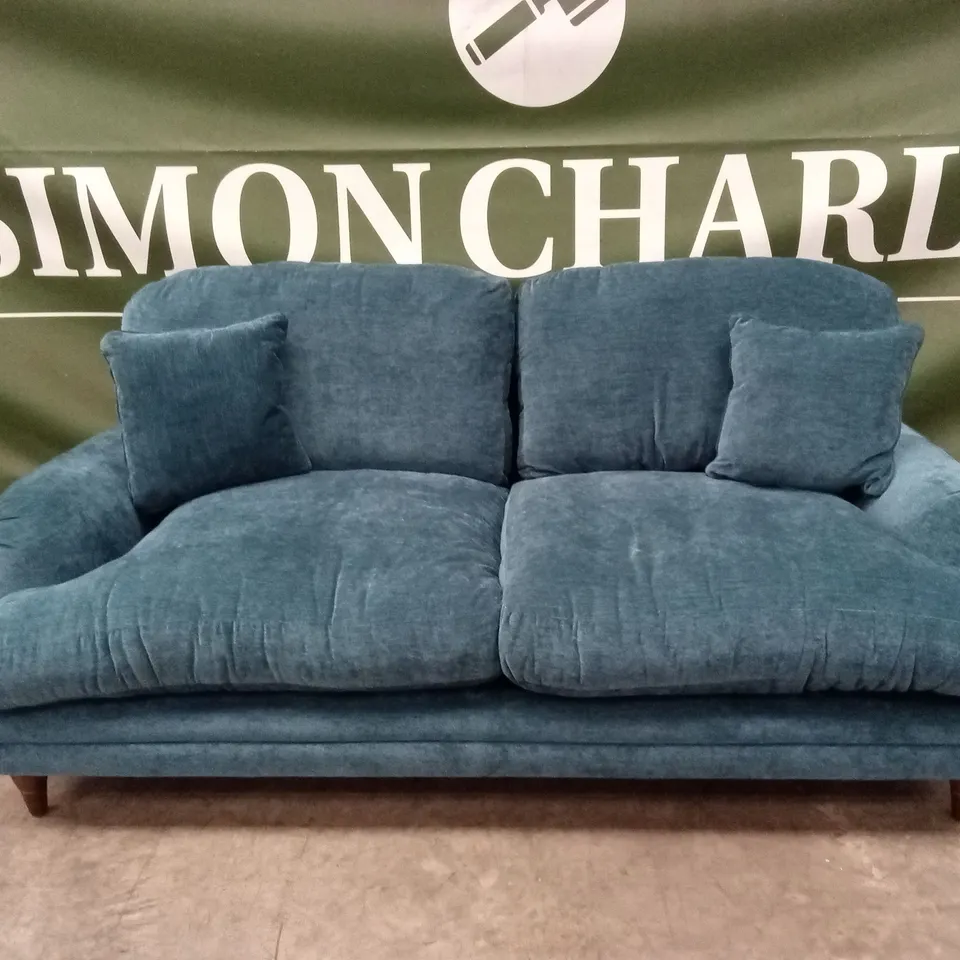 ADAKU 3 SEATER SOFA - TEAL
