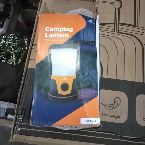 BOXED VOYAGER CAMPING LANTERN 1500 LUMEN LED - ORANGE