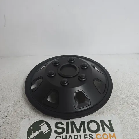 4X CAR WHEEL HUBCAP CENTRE CAP – BLACK ALLOY