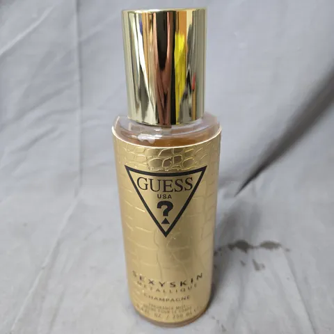 GUESS USA GOLD FRAGRANCE BOTTLE β SNAKESKIN TEXTURED DESIGN