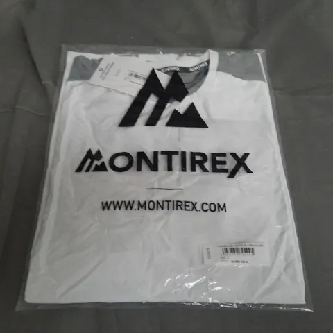 BAGGED MONTIREX CHARGE TEE IN WHITE - L