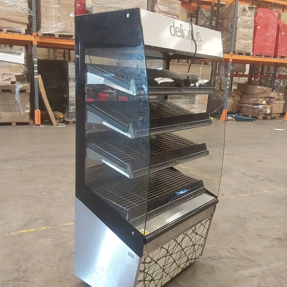 DELICIOUS HOT TALL DISPLAY CASE