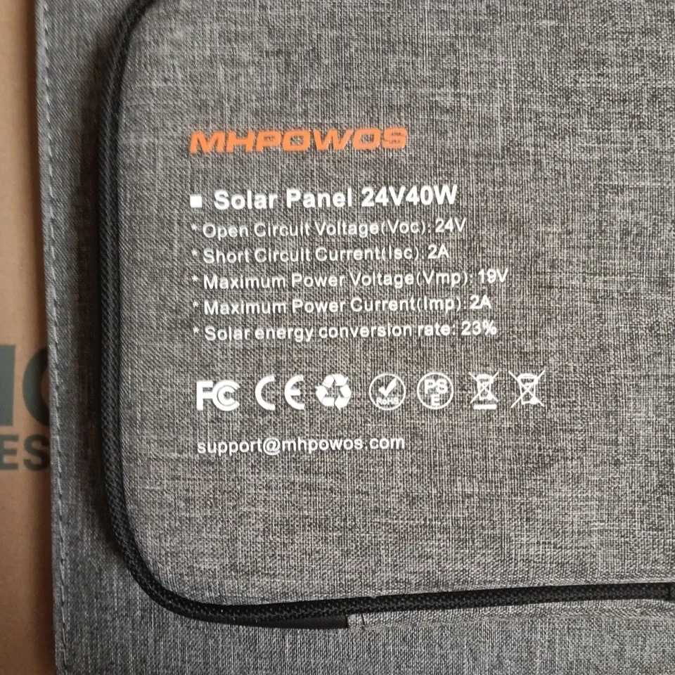 MHPOWER SOLAR PANEL 24V 40W