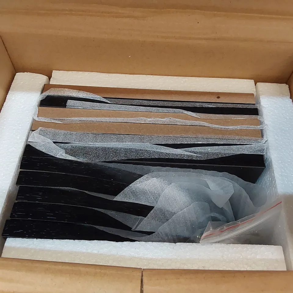 BOXED CORNER SHELF - BLACK (1 BOX)