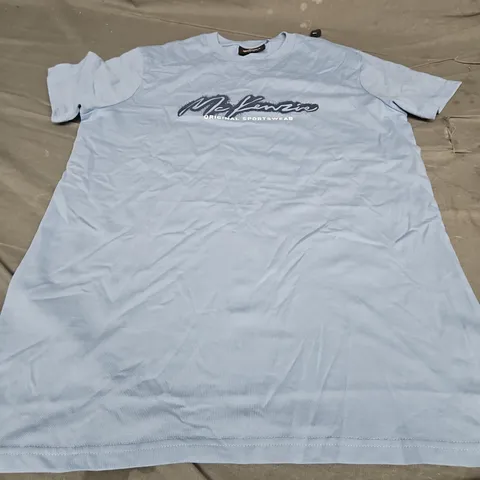 MCKENZIE LOGO T-SHIRT, BLUE - UK SIZE S