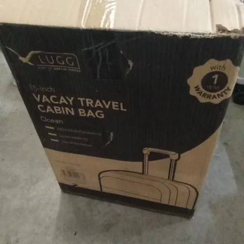 BOXED LUGG 15INCH VACAY TRAVEL CABIN BAG OCEAN