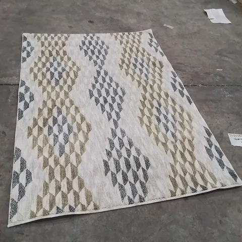 QUALITY DESIGNER AREA RUG - APPROXIMATELY 170X110CM