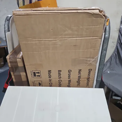 APPROXIMATELY 8 ASSORTED ITEMS TO INCLUDE MIRROR, SHIATSU PILLOW, FURNITURE PIECE, ETC - COLLECTION ONLY