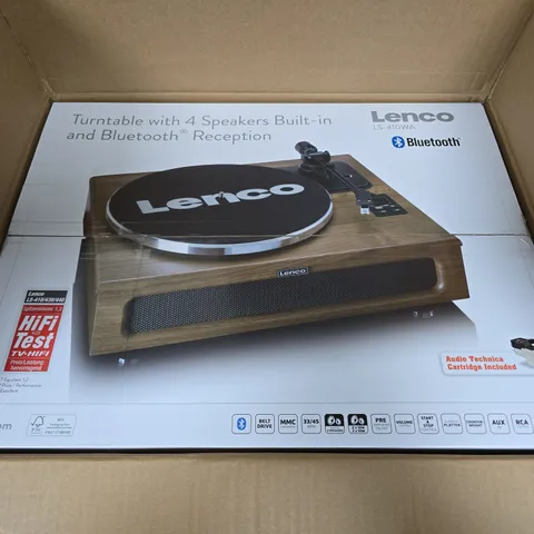 LENCO TURNTABLE WITH BUILT-IN SPEAKERS – BLUETOOTH - LS-410WA