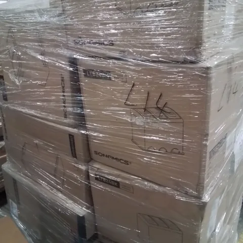 PALLET CONTAINING LARGE QUANTITY OF RECYCLING BINS