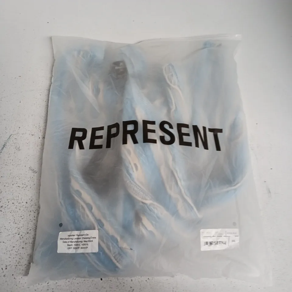 BAGGED REPRESENT MIXED KNIT VEST IN ROYAL BLUE - XXL
