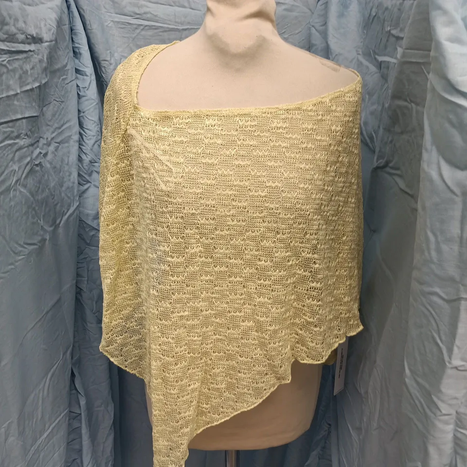 PRINCESS POLLY NELIDA SHEER PONCHO – UK 10 (US 6 / AU 10), IVORY LACE