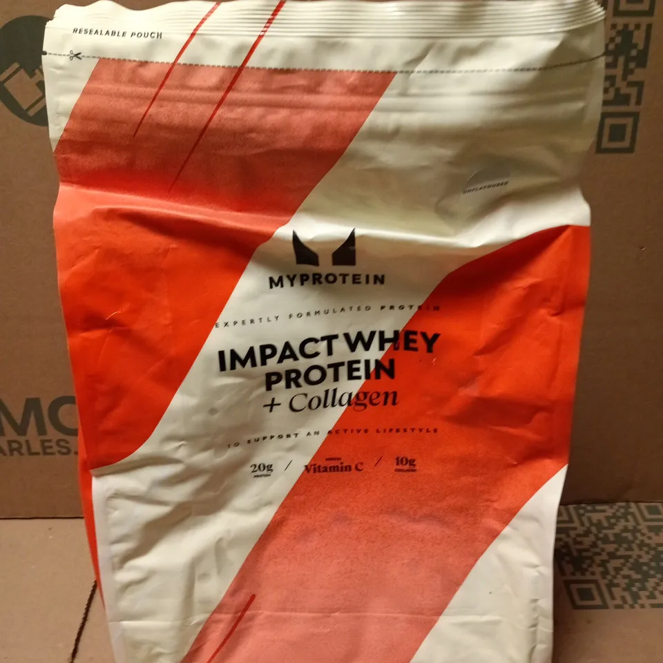 MYPROTEIN IMPACT WHEY PROTEIN + COLLAGEN – 2.07 KG - UNFLAVOURED