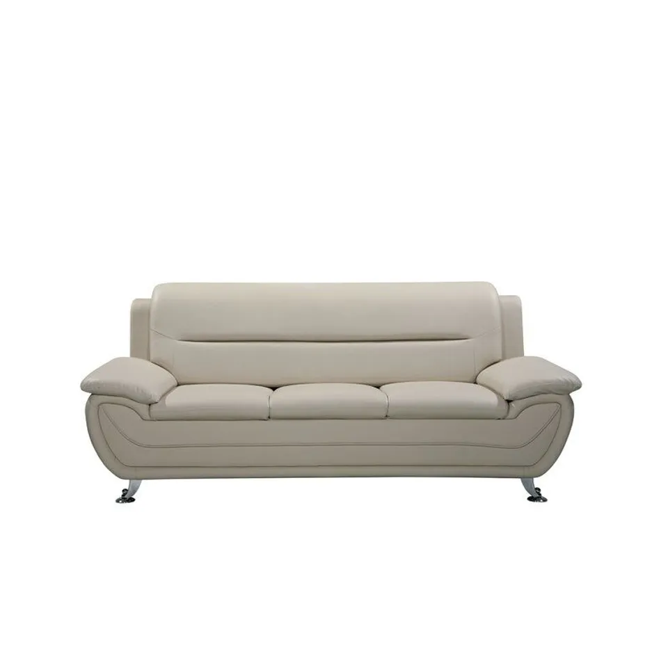 ASHFORD 3 SEATER SOFA -CREAM FABRIC