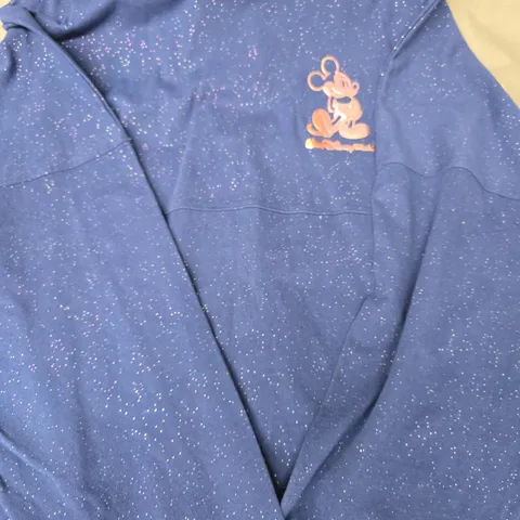 DISNEY WORLD LONG SLEEVE SWEATSHIRT IN BLUE SIZE XXL