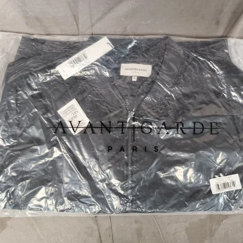BAGGED AVANT GARDE VESTE BOMBER JACKET IN BLACK SIZE XL