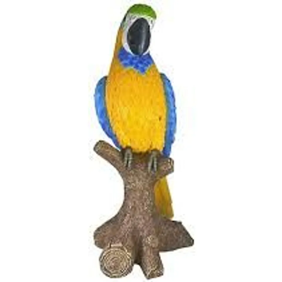 GARDEN STORIES LIGHT UP PARROT STATUE