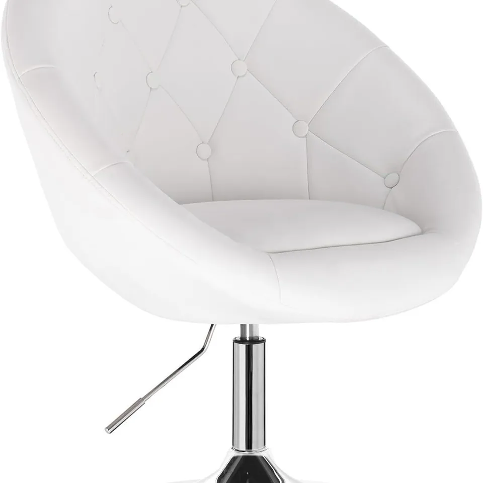 BOXED WOLTU BAR STOOL - WHITE (1 BOX)