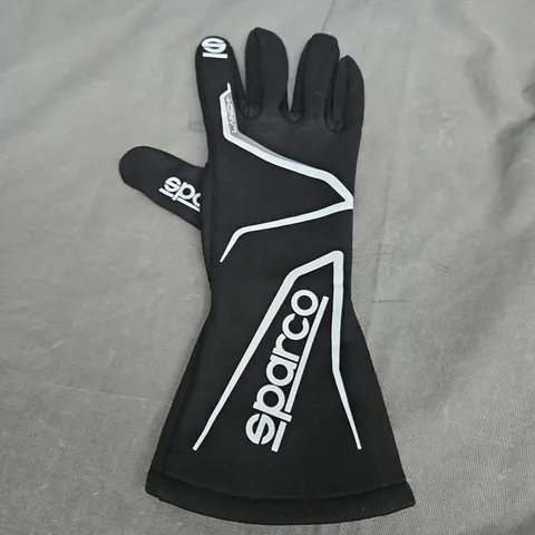 SPARCO BLACK 08 RACING GLOVES FIA 