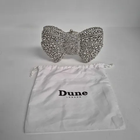 DUNE LONDON CRYSTAL BOW BAG