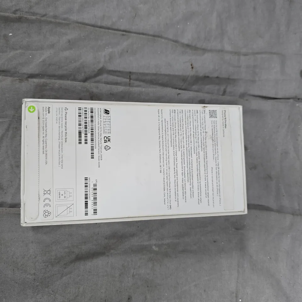 APPLE IPHONE – BLACK, BOXED IPHONE PRO MAX 256GB NATURAL TITANIUM