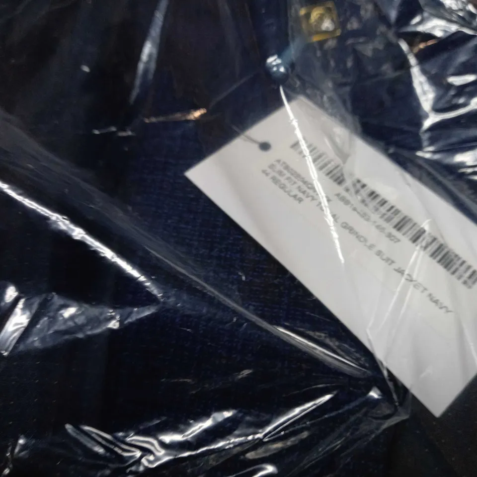 PACKAGED BURTON NAVY TONAL GRINDLE SUIT JACKET - SIZE 44REGULAR