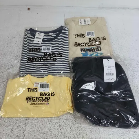 APPROXIMATELY 15 ASSORTED CLOTHING ITEMS IN VARIOUS SIZES, COLOURS & STYLES TO INCLUDE GYM SHORTS, BOX FIT GRAHPIC TEE, ALL DAY CREW TEE, ETC