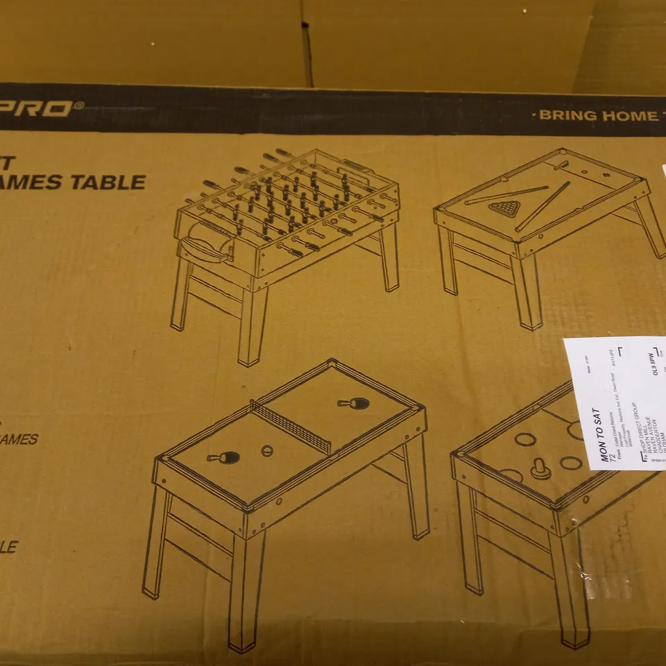 BOXED HY-PRO 3FT 4 in 1 MULTI GAME TABLE RRP £99.99