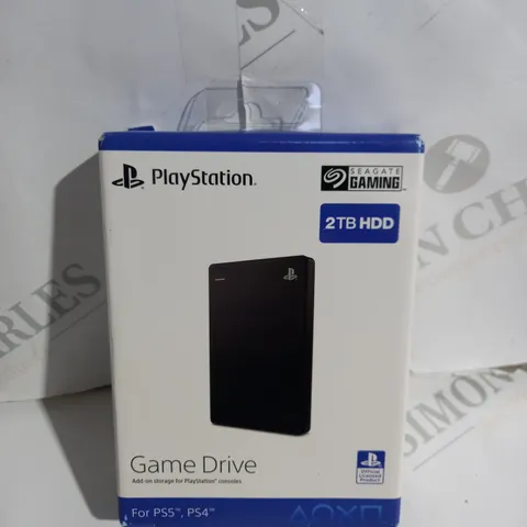 BOXED PLAYSTATION 2TB HDD GAME DRIVE