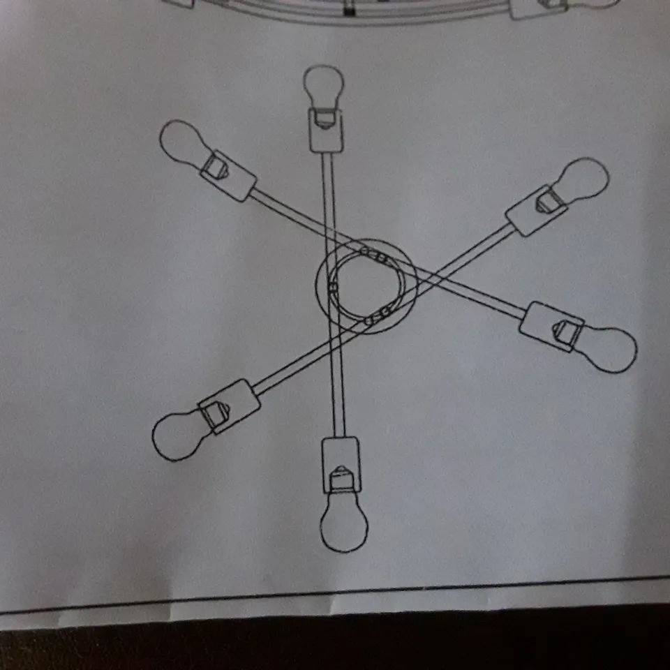 BOXED WORLEY SEMI FLUSH MOUNT 