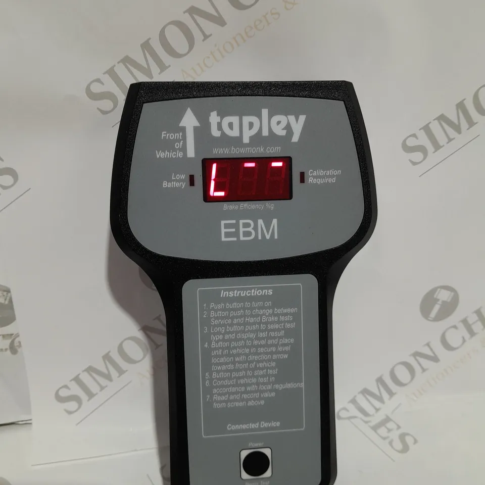 TAPLEY ELECTRONIC DECELEROMETER MTS CONNECTABLE