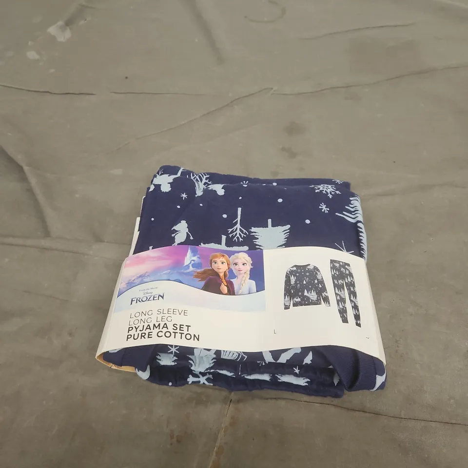 DISNEY FROZEN PYJAMA SET – LONG SLEEVE, LONG LEG – PURE COTTON – SIZE L