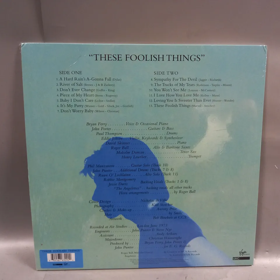 BRYAN FERRY THESE FOOLISH THINGS VINYL
