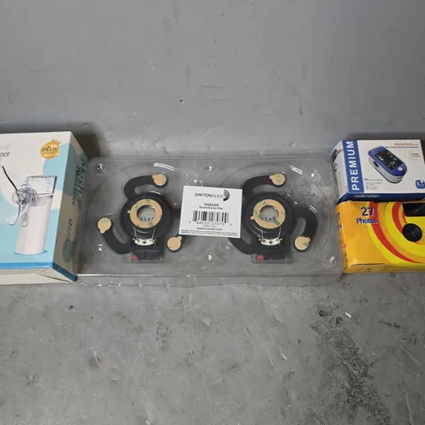 APPROXIMATELY 8 ASSORTED ITEMS TO INCLUDE - MESH NEBULIZER , DAYTON AUDIO SOUND EXCITER PAIR ETC