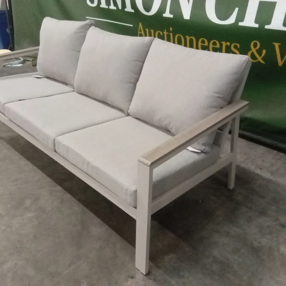 PACIFIC METAL 3 SEATER OUTDOOR GARDEN SOFA